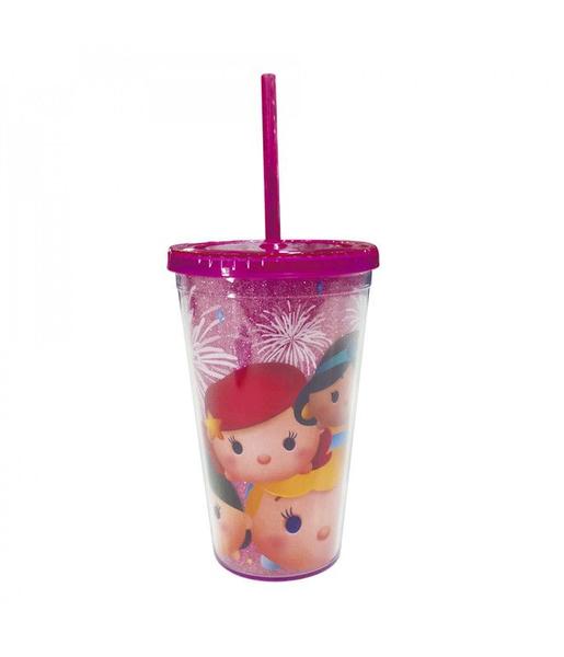 Imagem de Copo Com Canudo Princesas Tsum Tsum 450ml - Disney