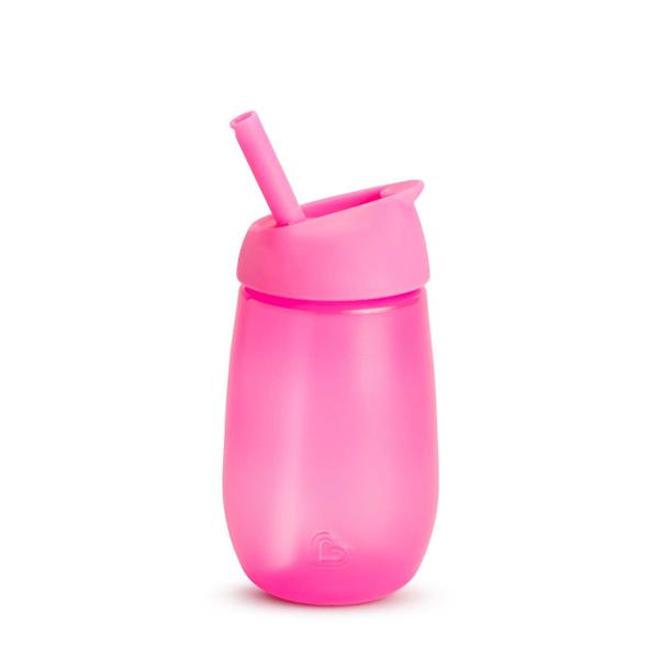 Imagem de Copo com canudo simple clean - rosa - munchkin