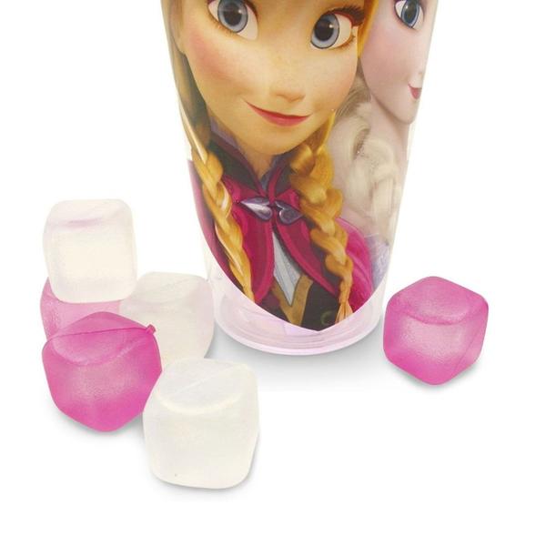 Copo Com Cubos De Gelo Anna & Elsa 600ml Frozen - Disney Imagem de Copo Com Cubos De Gelo Anna & Elsa 600ml Frozen - Disney