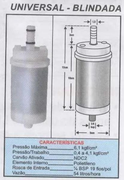 Imagem de Copo Com Refil Para Filtro rosca 1/4