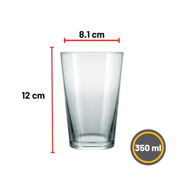 Imagem de Copo Conica Caldereta 350ml - kit 12 Unidades