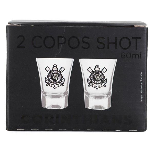 Imagem de Copo Corinthians Almix Shot 60ml - 2 Unidades - Allmix