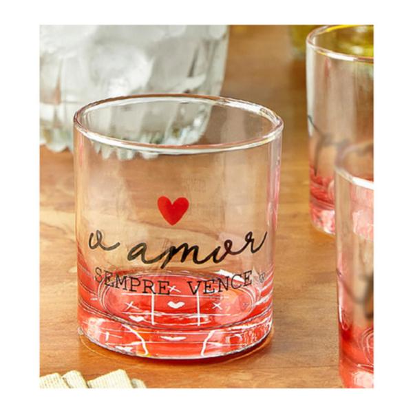 Imagem de Copo Cylinder Rocks Love Amor 305ml Copo Baixo