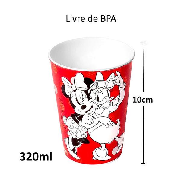 Imagem de Copo da Minnie Vermelho Infantil  320ML Livre de BPA Kit 2 unidades