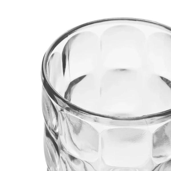 Imagem de Copo De Acrílico 410ml Transparente Água Suco Bubble