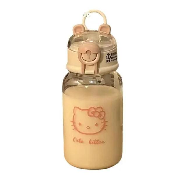 Imagem de Copo de Água com Canudo Sanrio - Hello Kitty, Pochacco, Kuromi e Cinnamoroll (600ml)