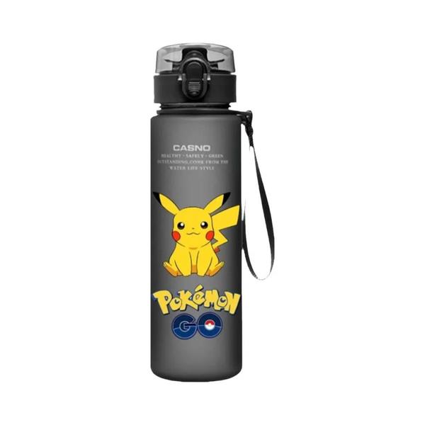 Imagem de Copo de Água Infantil Pikachu Pokémon - 560ml - Garrafa Esportiva Portátil