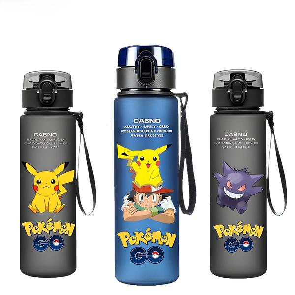 Imagem de Copo de Água Infantil Pikachu Pokémon - 560ml - Garrafa Esportiva Portátil