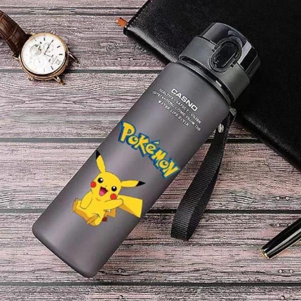 Imagem de Copo de Água Infantil Pikachu Pokémon - 560ml - Garrafa Esportiva Portátil