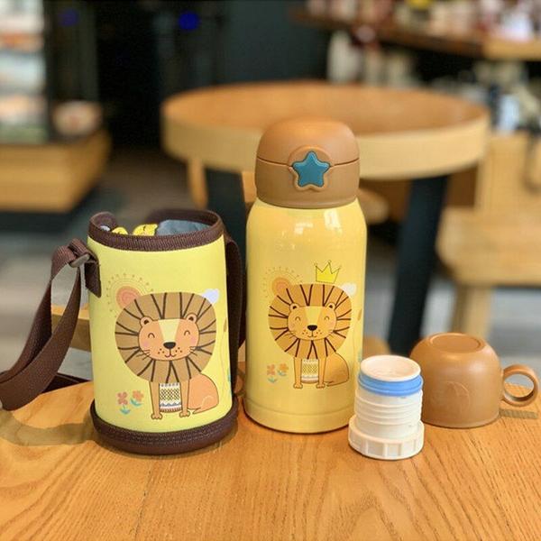 Copo de alimentação de bebê de 550 ml, garrafa térmica de le - Wokex Imagem de Copo de alimentação de bebê de 550 ml, garrafa térmica de le