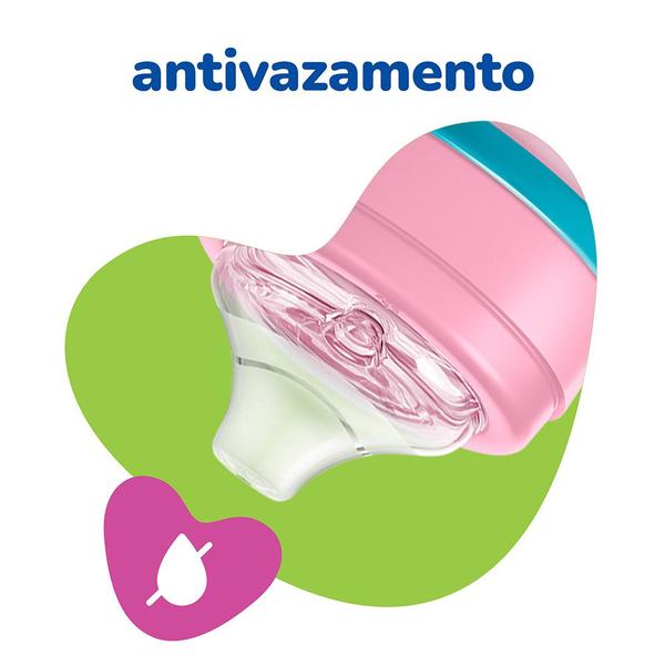 Imagem de Copo de Aprendizado com Alça Evolution 150ml Rosa - Lillo