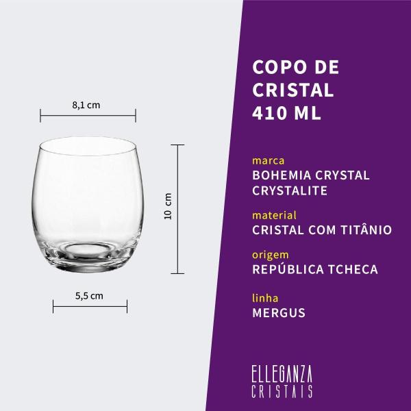 Imagem de Copo De Cristal Para Whisky 410 Ml Linha Mergus Bohemia