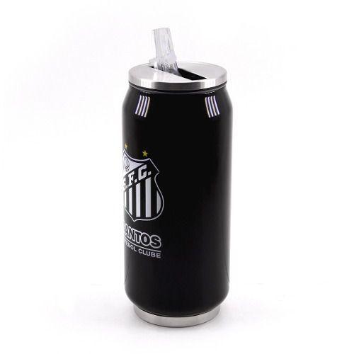 Imagem de Copo De Inox Com Canudo 350ml - Santos