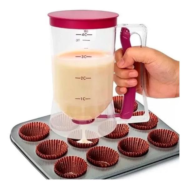 Imagem de Copo De Medidas Cozinha De Massas Bolo Cupcakes 900 Ml