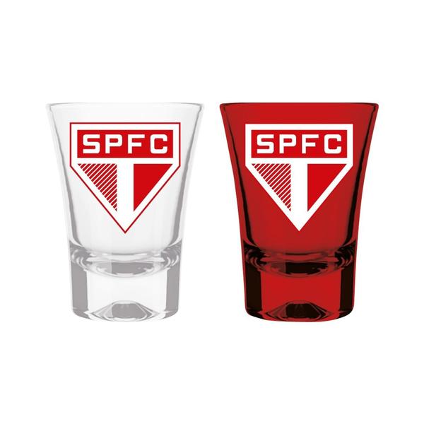 Imagem de Copo De Shot Para Cachaça Dose Licenciado São Paulo 60 Ml