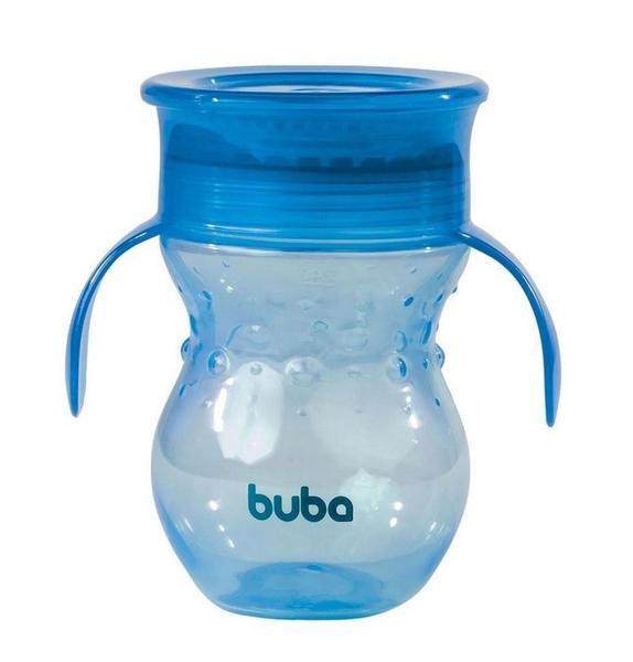 Imagem de Copo De Transição Antivazamento 360º Azul Buba - Buba Toys