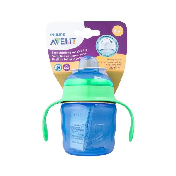 Copo de Transição c/ Bico de Silicone 200ml 6+Meses Avent Imagem de Copo de Transição c/ Bico de Silicone 200ml 6+Meses Avent