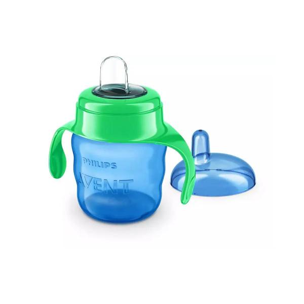 Copo de Transição c/ Bico de Silicone 200ml 6+Meses Avent Imagem de Copo de Transição c/ Bico de Silicone 200ml 6+Meses Avent
