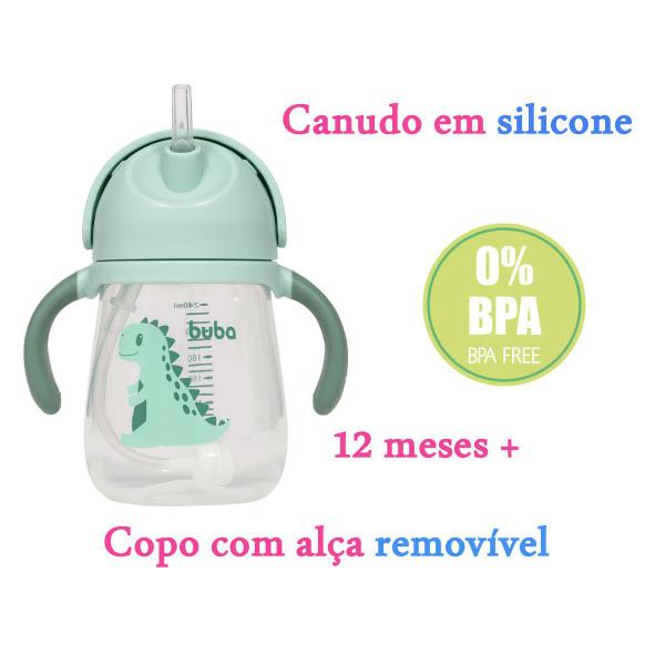 Copo De Transição Com Canudo E Válvula Buba 240 Ml Imagem de Copo De Transição Com Canudo E Válvula Buba 240 Ml