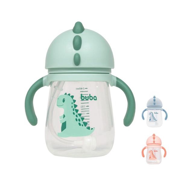 Copo De Transição Com Canudo E Válvula Buba 240 Ml Imagem de Copo De Transição Com Canudo E Válvula Buba 240 Ml