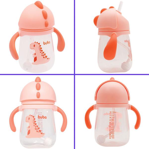 Copo De Transição Com Canudo E Válvula Buba 240 Ml Imagem de Copo De Transição Com Canudo E Válvula Buba 240 Ml