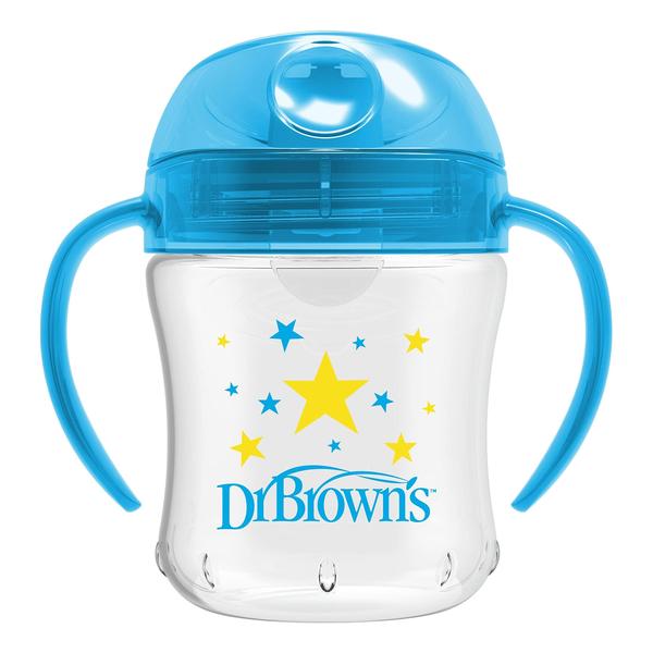 Imagem de Copo de Transição Dr. Brown's - Bico Macio 180ml - Azul (6m+)