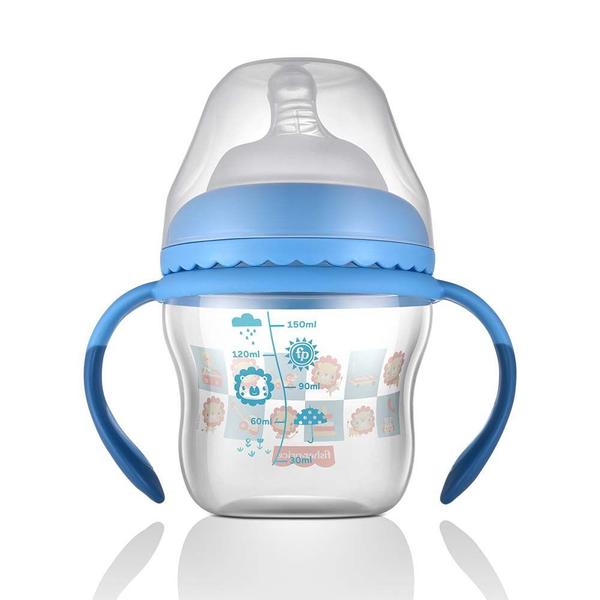 Copo de Transição First Moments + Bico Extra + Alça Removível 150 ml Azul Fisher Price - BB1055 Imagem de Copo de Transição First Moments + Bico Extra + Alça Removível 150 ml Azul Fisher Price - BB1055