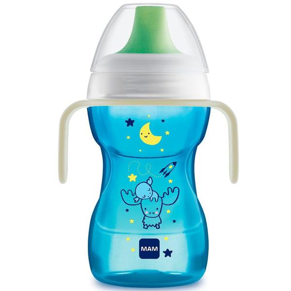 Imagem de Copo de Transição Infantil Fun to Drink Azul (270 ml) - Mam