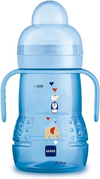 Imagem de Copo de Transição MAM Trainer+ Azul 220ml