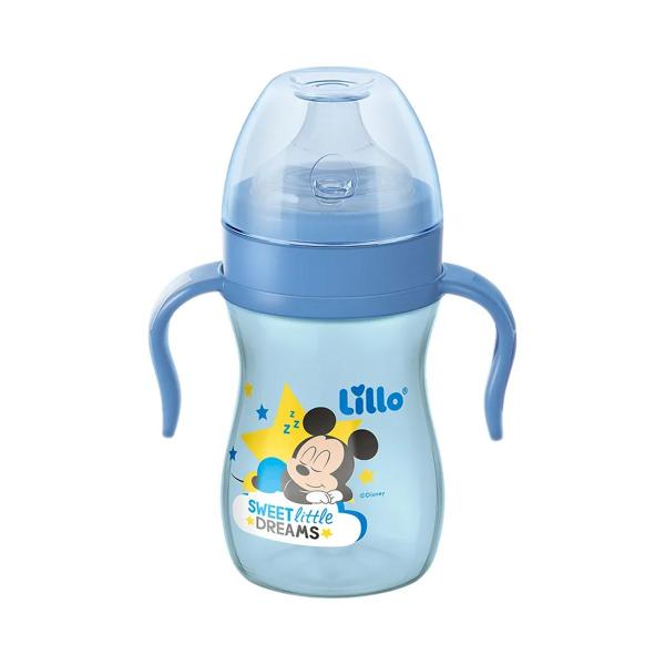 Imagem de Copo de Treinamento Aprendizado Antivazamento com Alça Lillo Evolution Disney Bebedor Silicone 240ml