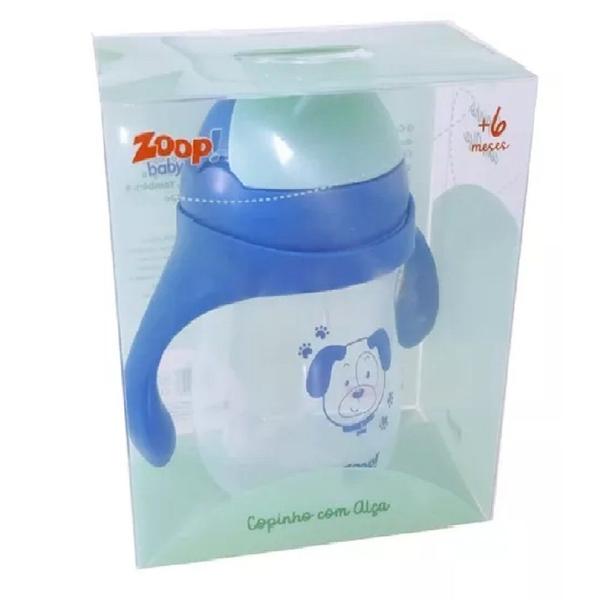 Imagem de Copo de Treinamento Azul com Alças 360ml - Zoop Baby