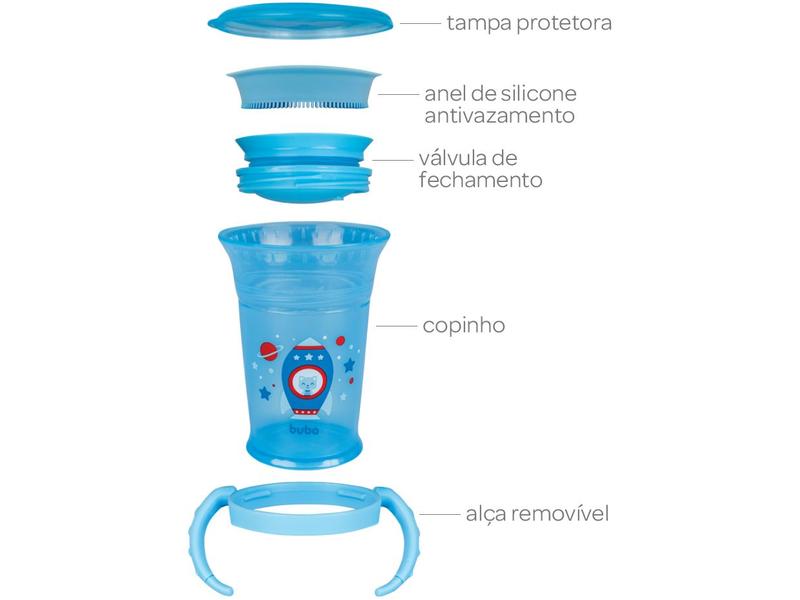 Imagem de Copo de Treinamento com Alça 210ml Buba 360