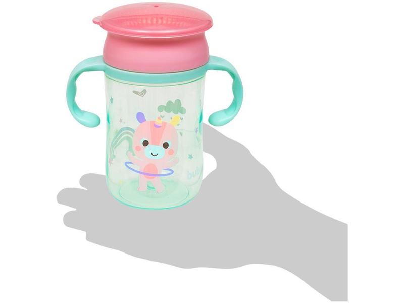 Copo de Treinamento com Alça 300ml Buba - 360º Bubazoo Unicórnio Imagem de Copo de Treinamento com Alça 300ml Buba - 360º Bubazoo Unicórnio