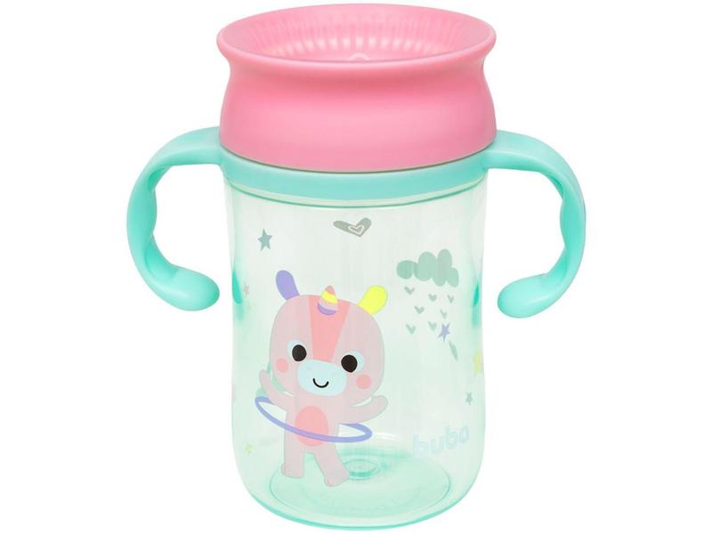 Copo de Treinamento com Alça 300ml Buba - 360º Bubazoo Unicórnio Imagem de Copo de Treinamento com Alça 300ml Buba - 360º Bubazoo Unicórnio