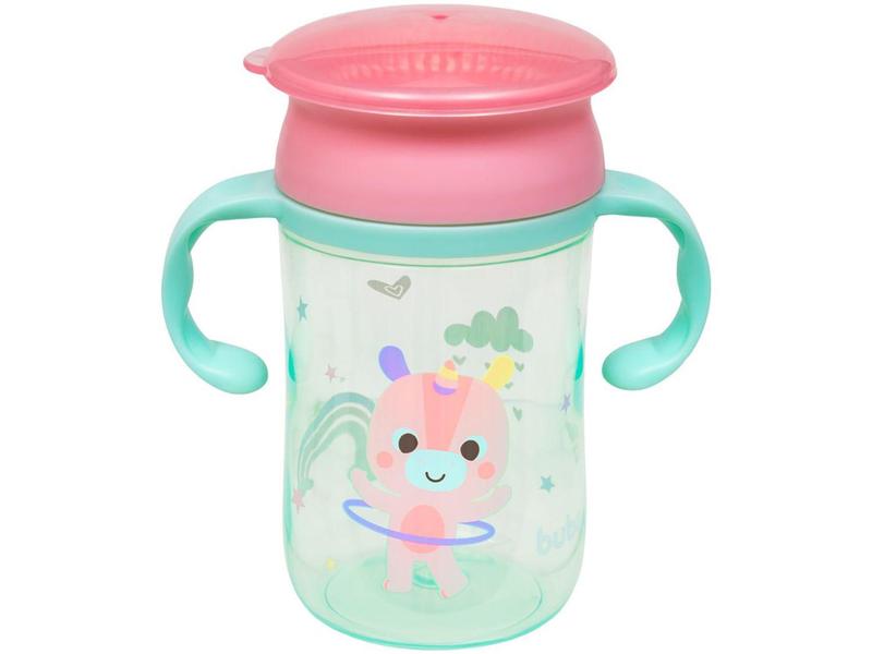 Copo de Treinamento com Alça 300ml Buba - 360º Bubazoo Unicórnio Imagem de Copo de Treinamento com Alça 300ml Buba - 360º Bubazoo Unicórnio