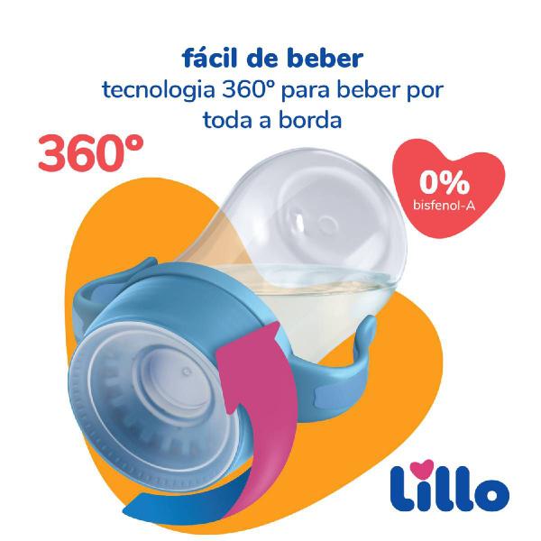 Imagem de Copo de Treinamento com Alça 360 Evolution 240ml Rosa Lillo