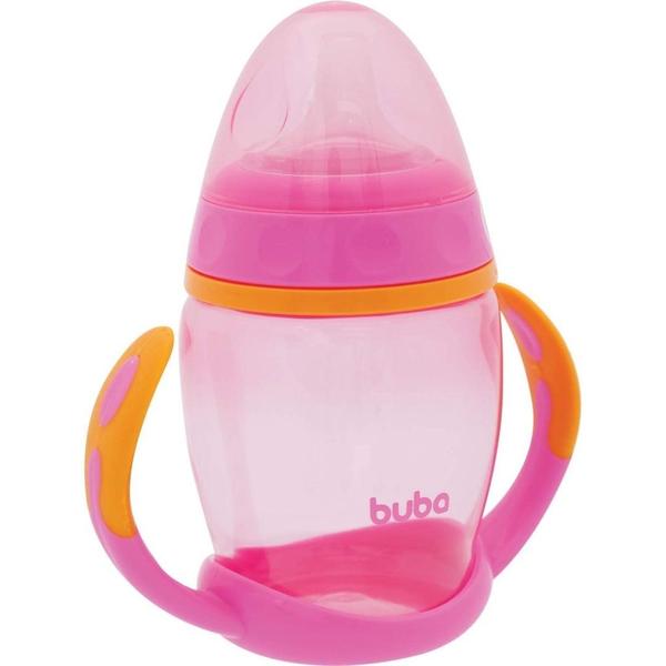 Imagem de Copo de Treinamento com Alça Removível Bico Silicone Infantil 250ml  - Buba Baby