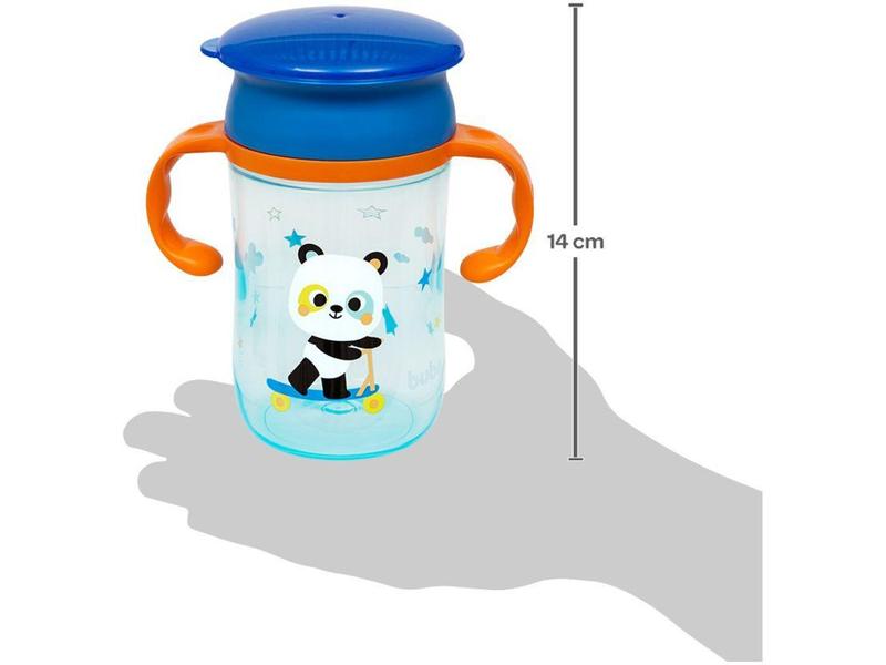 Copo de Treinamento com Alças 300ml Buba Panda Imagem de Copo de Treinamento com Alças 300ml Buba Panda