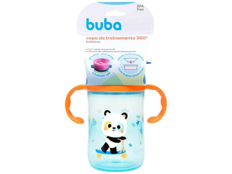 Copo de Treinamento com Alças 300ml Buba Panda Imagem de Copo de Treinamento com Alças 300ml Buba Panda