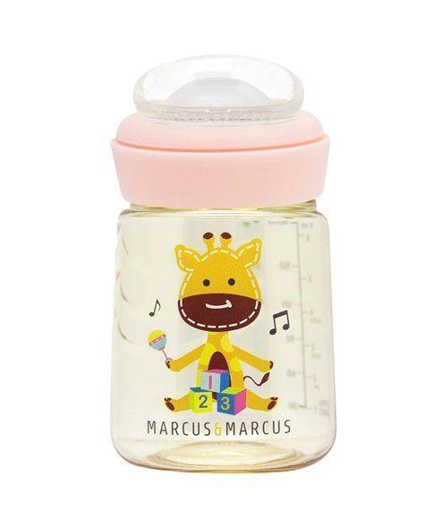 Copo de Treinamento e Transição com Bico de Silicone Girafa - Marcus & Marcus Imagem de Copo de Treinamento e Transição com Bico de Silicone Girafa - Marcus & Marcus