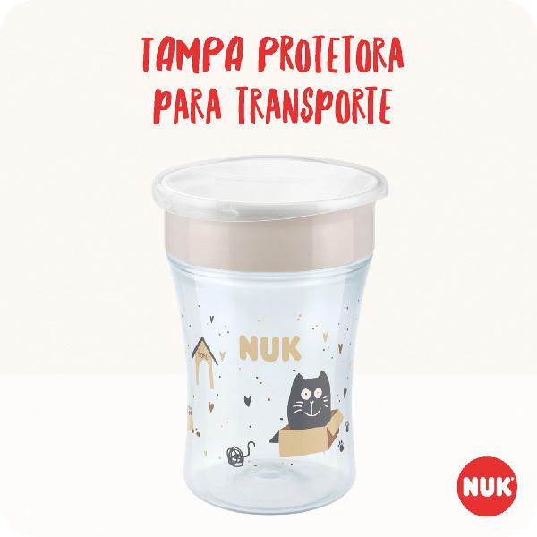 Imagem de Copo de Treinamento Infantil 360º MagicCup 230ml Cat Dog NUK