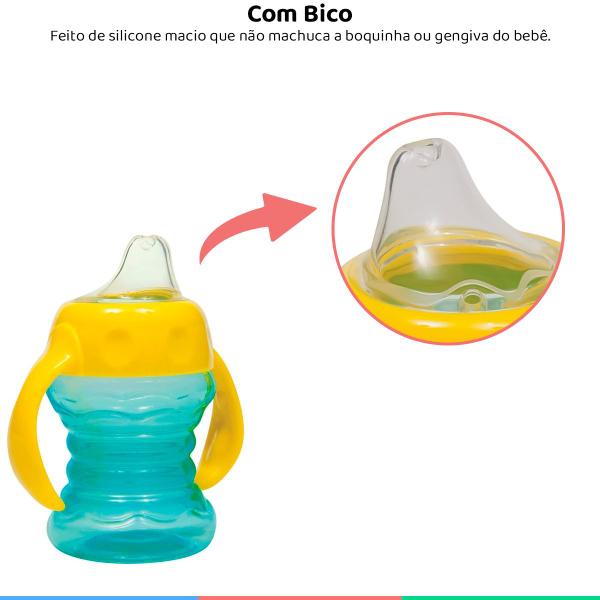 Imagem de Copo De Treinamento Infantil Bebê Criança +6 Meses Para Transição 160 ML Com Alça Buba