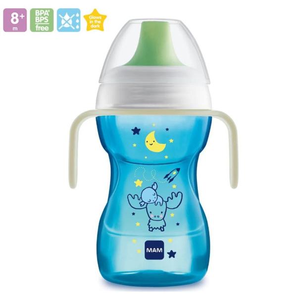 Imagem de Copo De Treinamento Mam Fun To Drink Night 270ML 8+meses brilha no escuro 