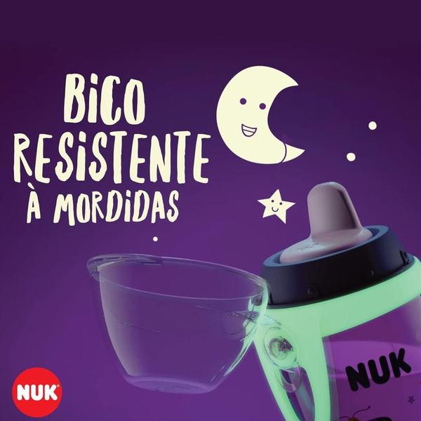 Imagem de Copo de Treinamento Nuk Kiddy Cup Night Glow Rosa 300ml 12M+