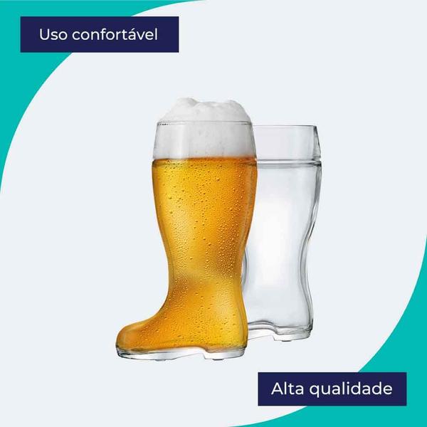 Imagem de Copo de Vidro Bota Stiefel M para Cerveja 620ml - Ruvolo