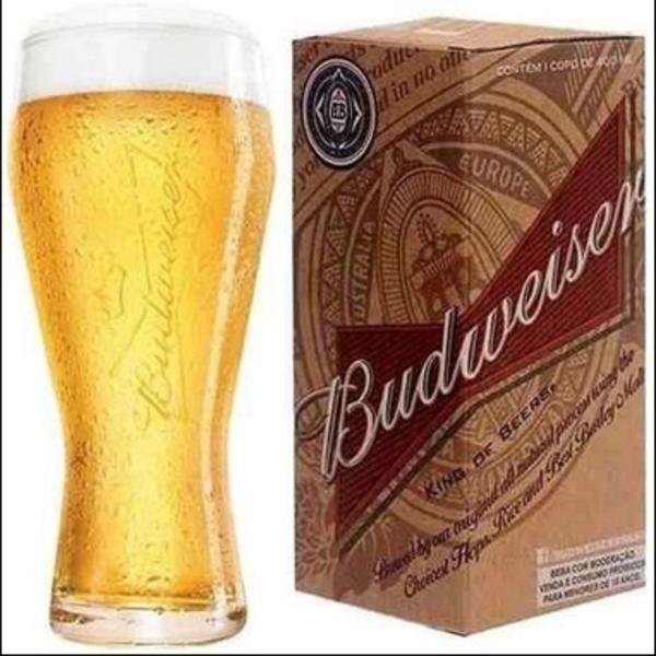 Imagem de Copo De Vidro  Budweiser 400ml