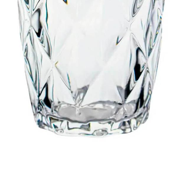 Imagem de Copo de Vidro Diamond Fio de Ouro 270ml - Lyor