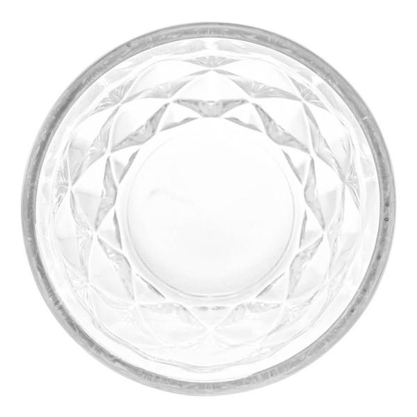 Copo de Vidro Diamond Transparente 270ml - Lyor Imagem de Copo de Vidro Diamond Transparente 270ml - Lyor