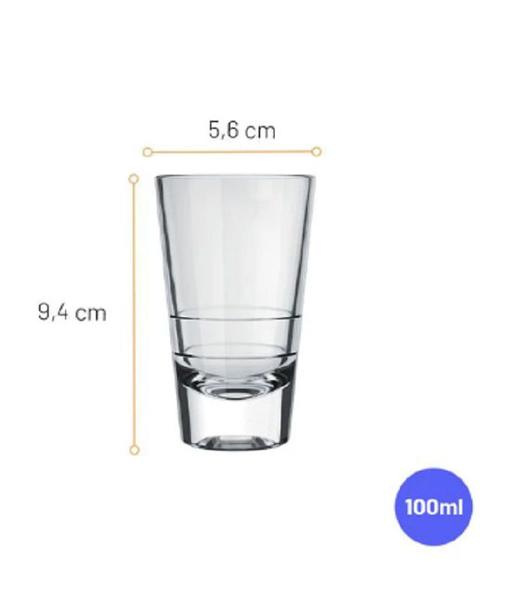 Imagem de Copo De Vidro Dose Shot 60Ml Cachaça Bar Pinga