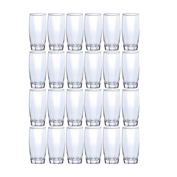 Imagem de Copo de Vidro Long Drink Transparente Florida 370ml 24 Unidade